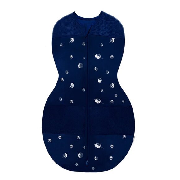 Happiest Baby Sleepea 5-Second Baby Swaddle Snoo Sack in Midnight Planets Size L - Picture 1 of 11